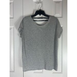 Victoria Sport Womens Grey Blouse Size M